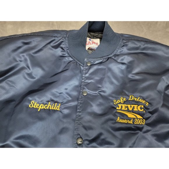 Game Sportswear Men’s 3XL quilted lined Satin Jacket Jevic Transport "Stepchild" - Picture 1 of 9